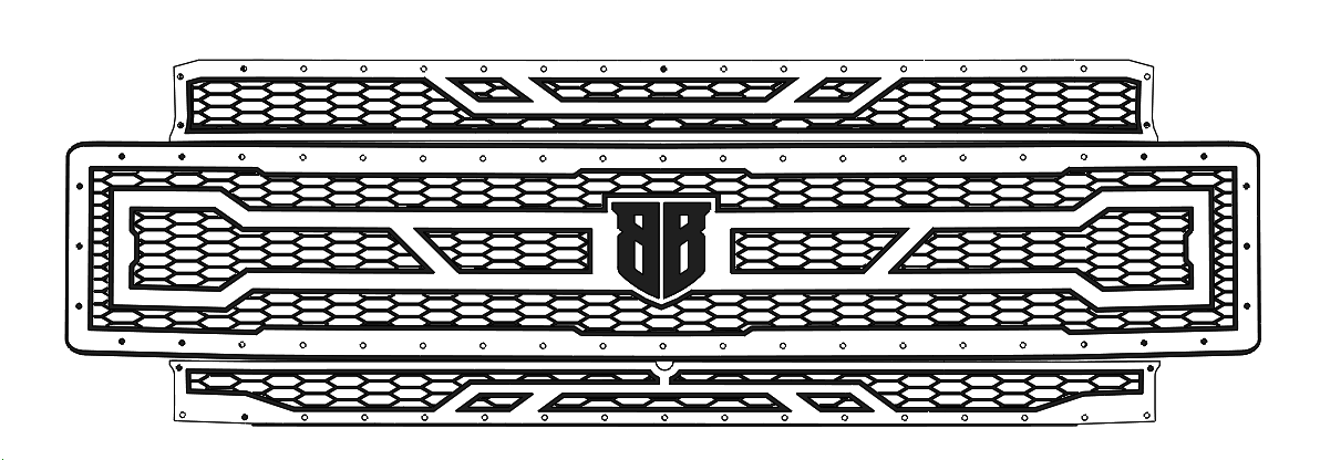 17 Super Duty Enigma Mesh Grille