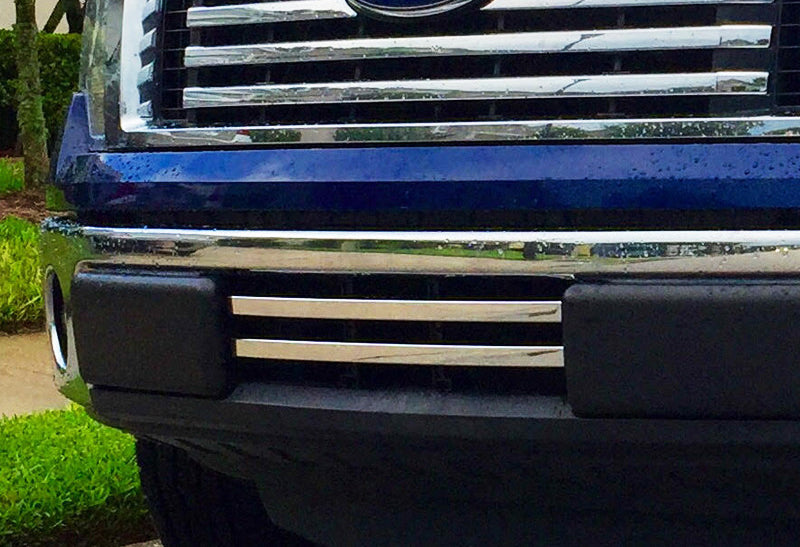 2009-2014 F150 2-Bar Lower Grille / Chrome