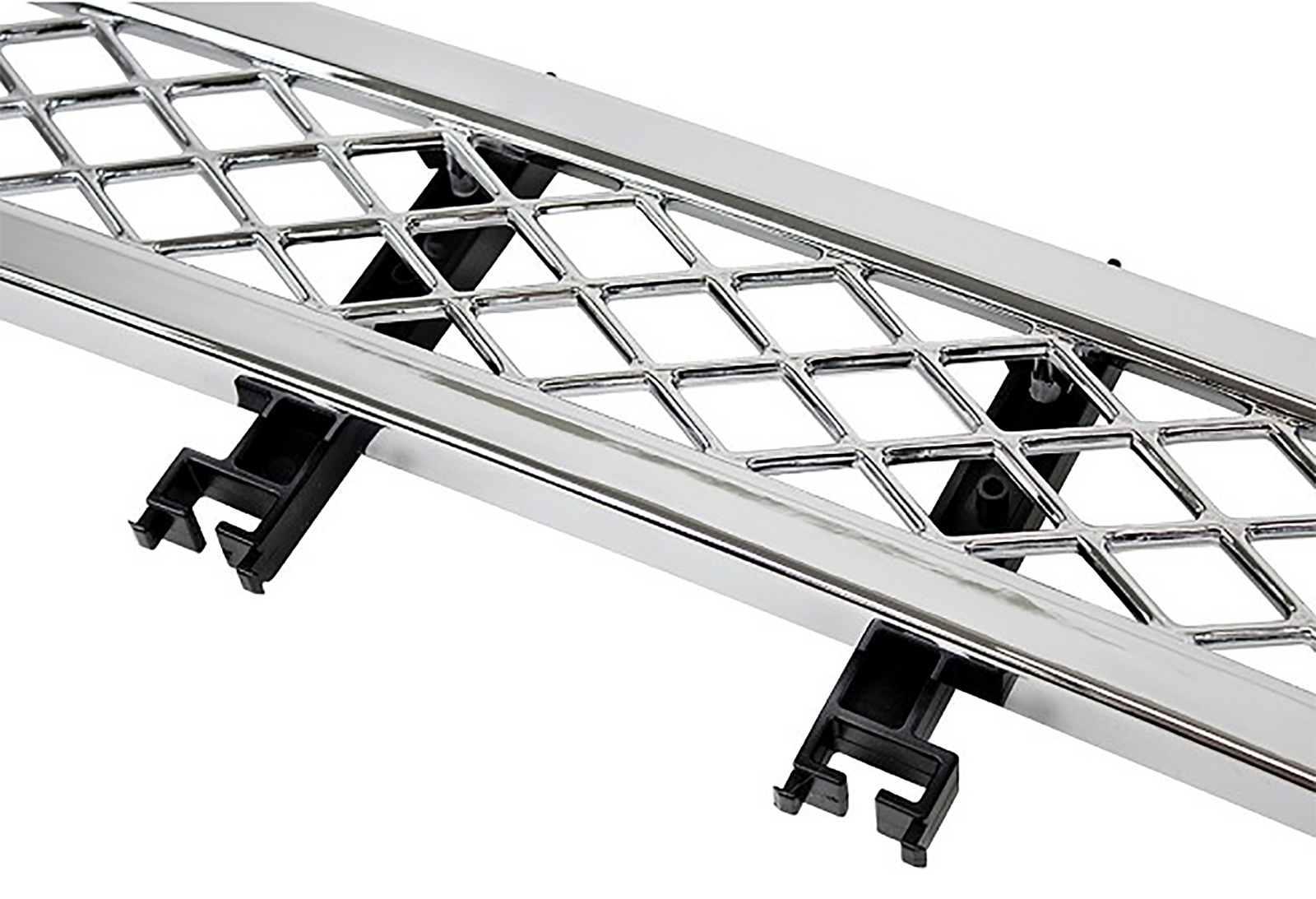 Front Upper + Bumper Stainless Steel Mesh Grille – Chrome, 2pcs – Fits 11-14 200