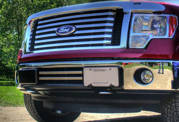 2009-2014 F150 2-Bar Lower Grille / Chrome